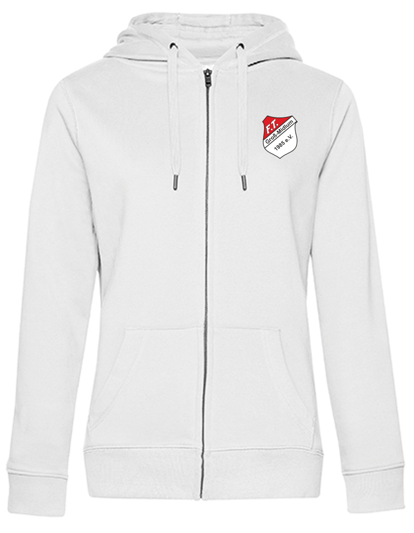 FT Groß-Midlum Fan - Sweatjacke Damen weiß