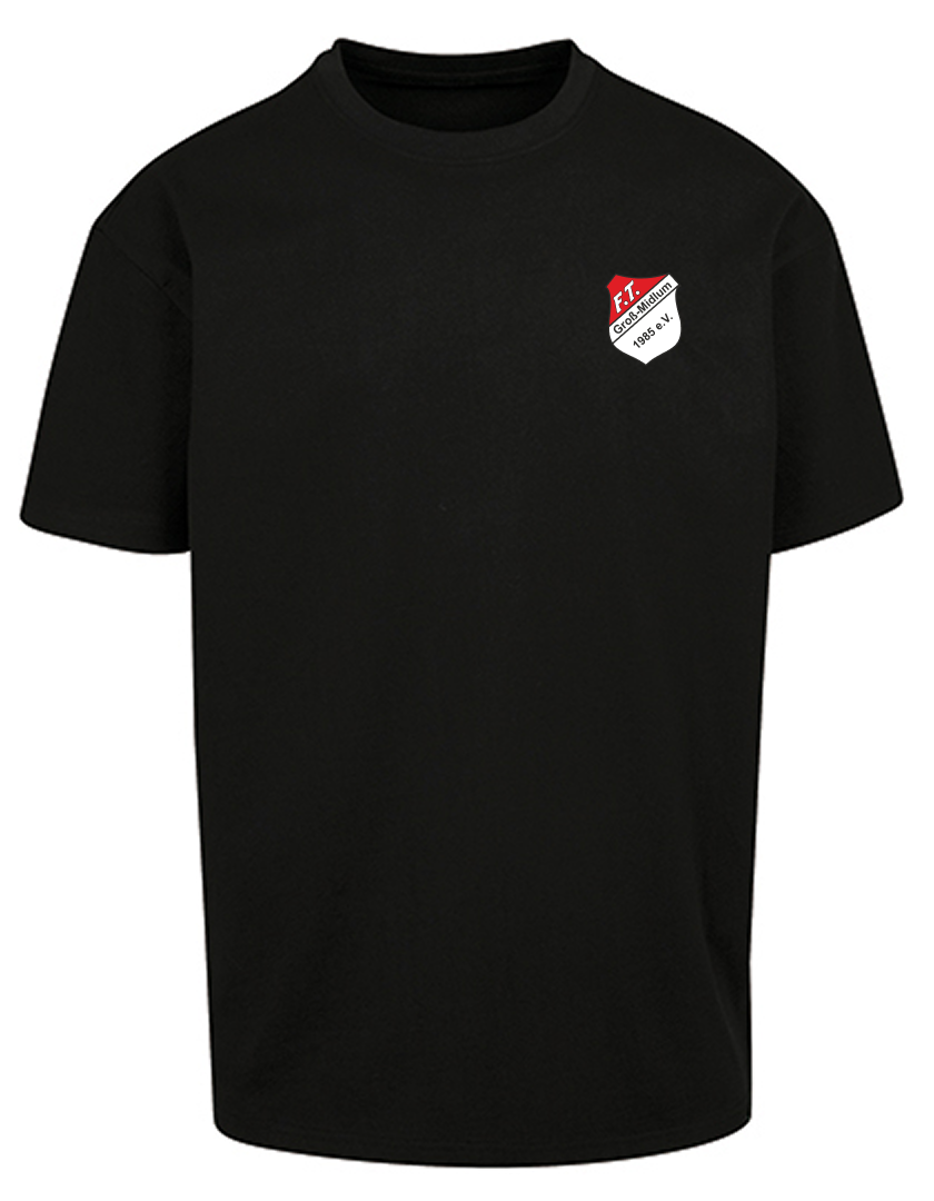 FT Groß-Midlum Fan - T-Shirt oversize Herren schwarz