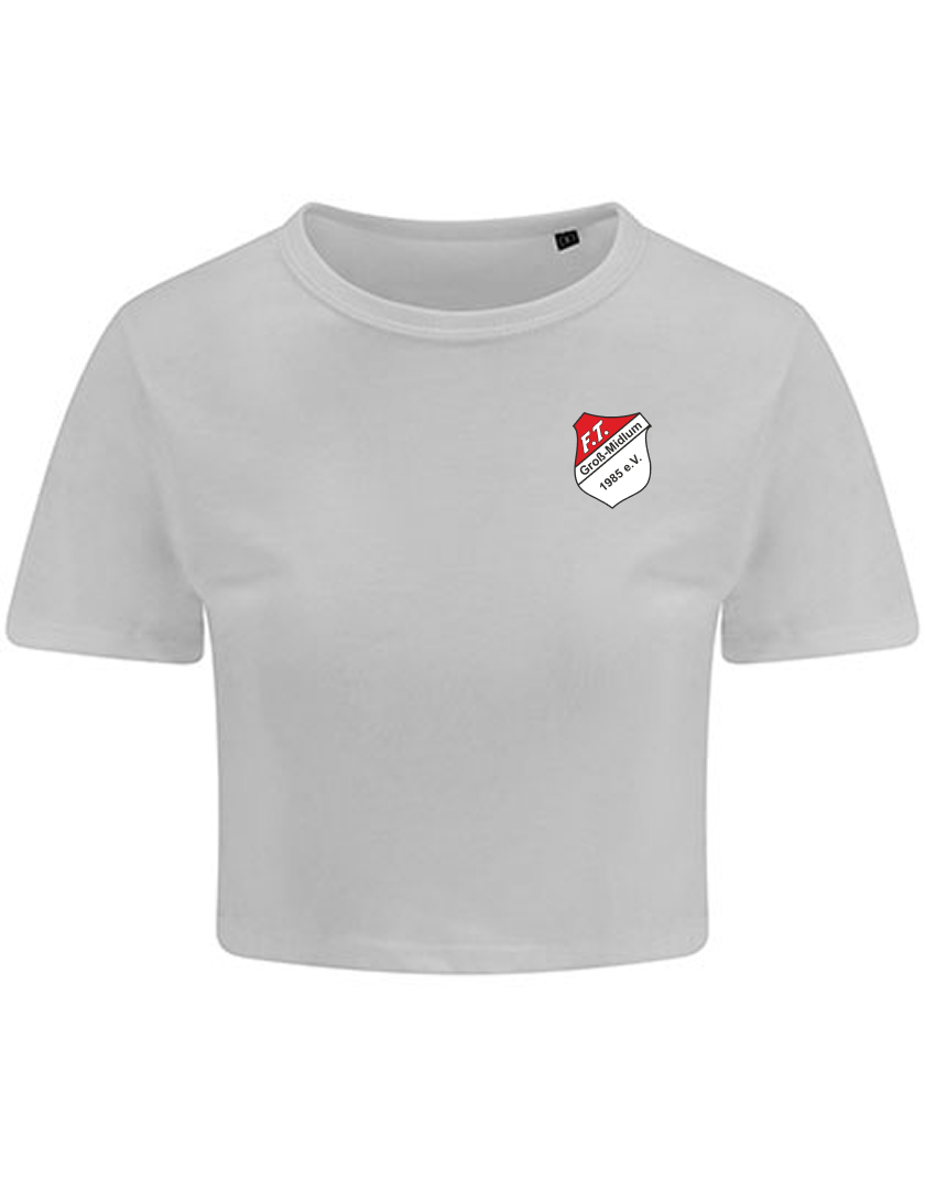 FT Groß-Midlum Fan - T-Shirt Crop Damen weiß