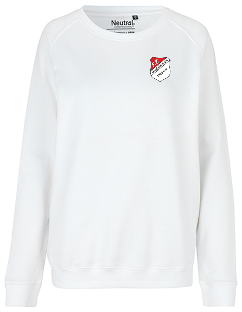 FT Groß-Midlum Fan - Sweatshirt Fairtrade Damen weiß