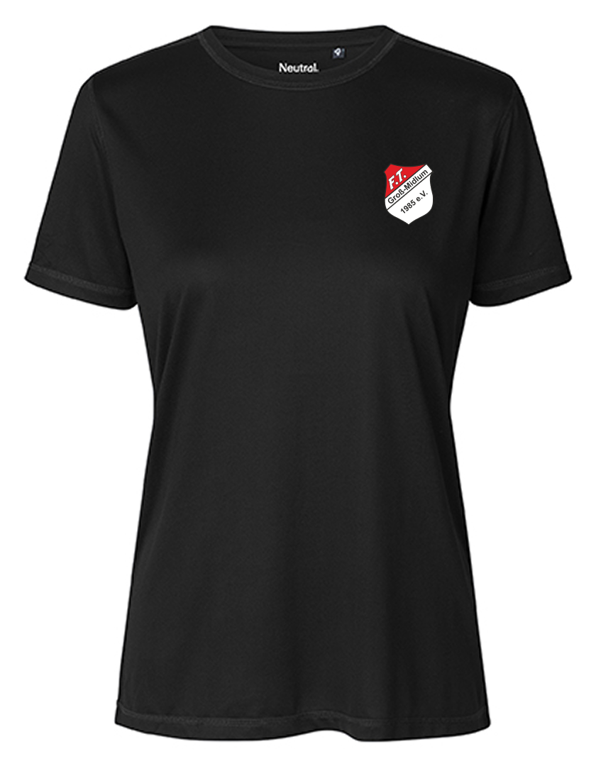 FT Groß-Midlum Fan - Polyestershirt Fairtrade Damen schwarz