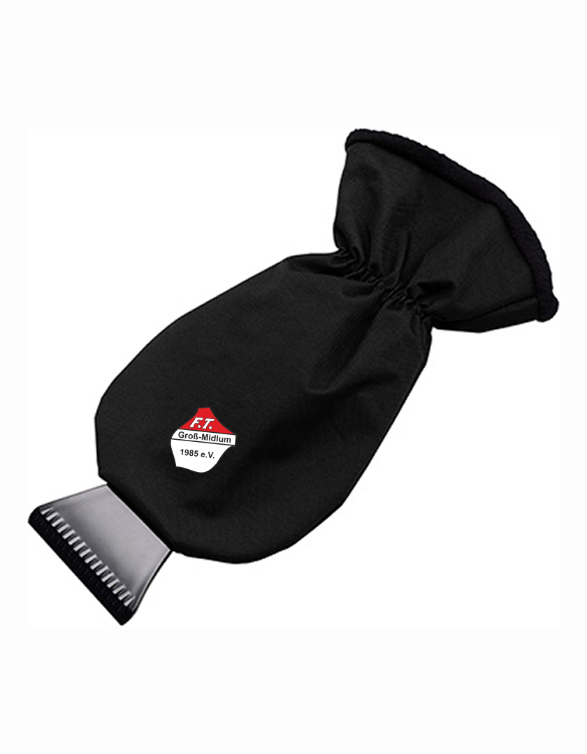 FT Groß-Midlum Fan - Eiskratzer mit Handschuh schwarz
