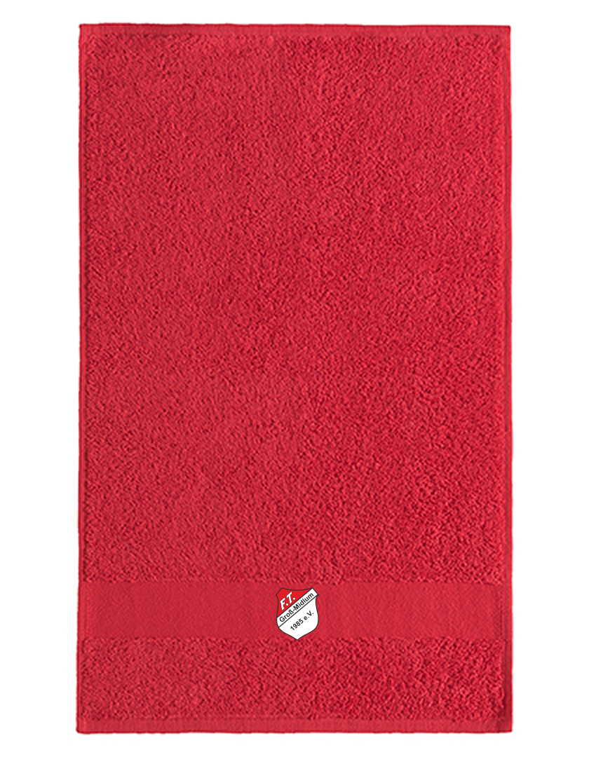FT Groß-Midlum Fan - Gästehandtuch 50*30 rot