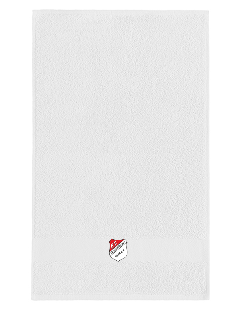 FT Groß-Midlum Fan - Gästehandtuch 50*30 weiß