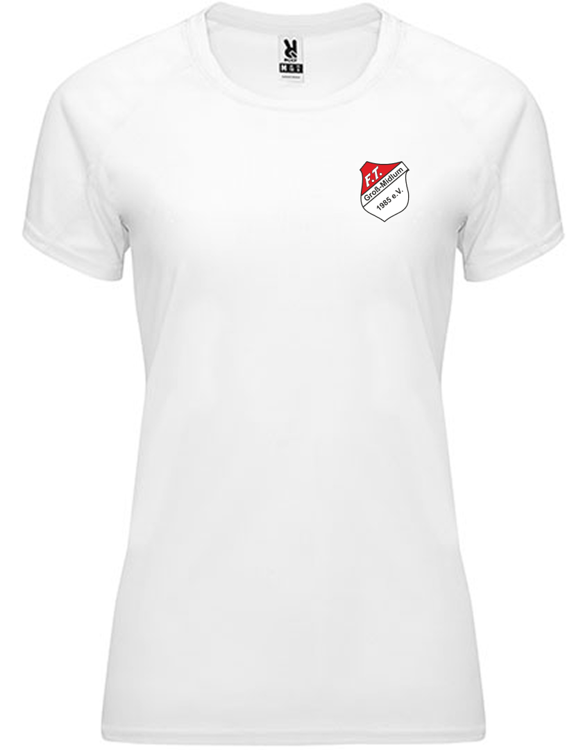 FT Groß-Midlum Fan - Polyestershirt Damen weiß