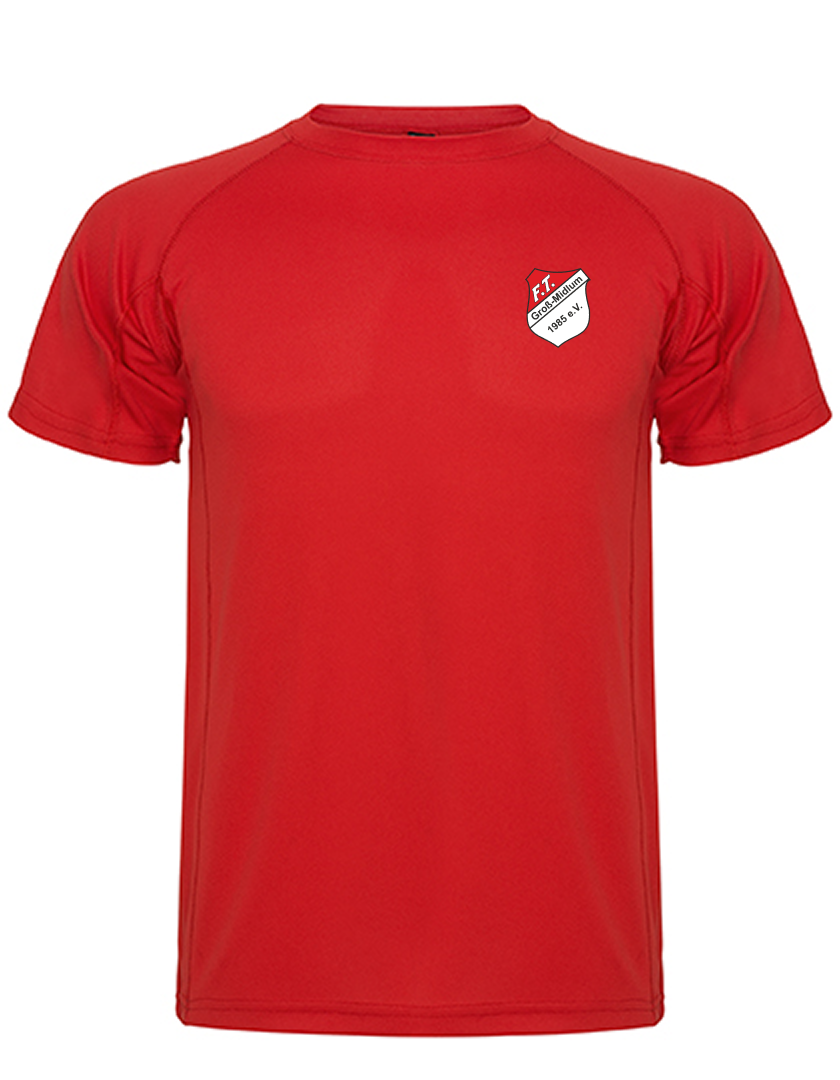 FT Groß-Midlum Fan - Polyestershirt Kinder rot