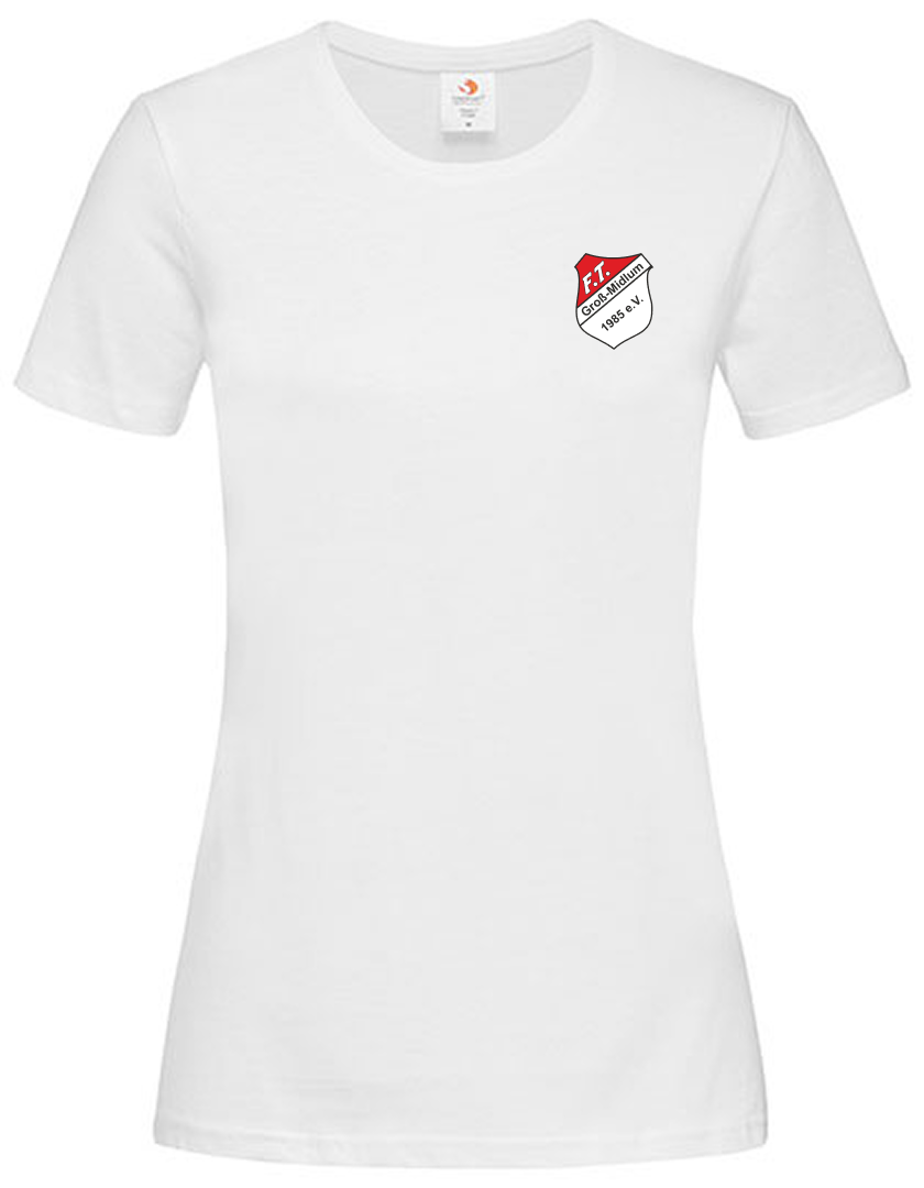 FT Groß-Midlum Fan - T-Shirt Damen weiß