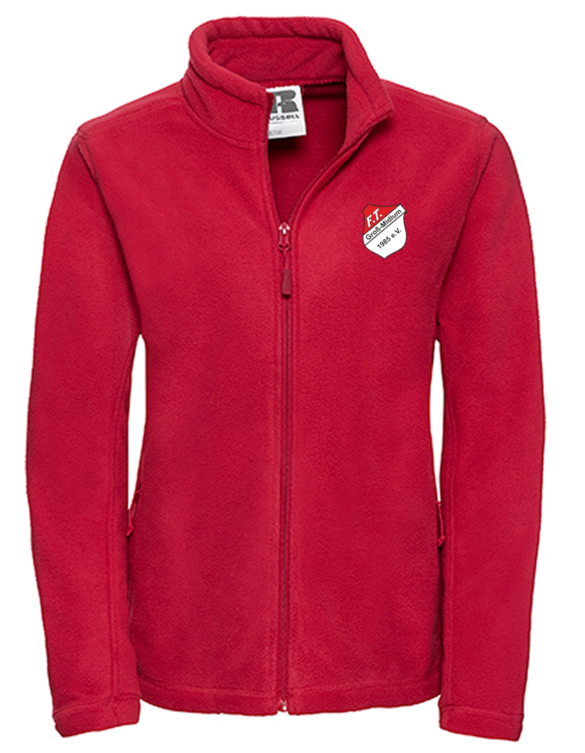 FT Groß-Midlum Fan - Fleecejacke Damen rot