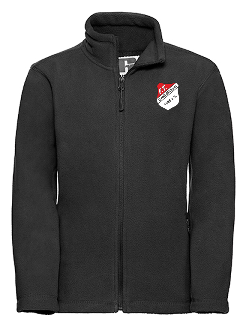 FT Groß-Midlum Fan - Fleecejacke Kinder schwarz
