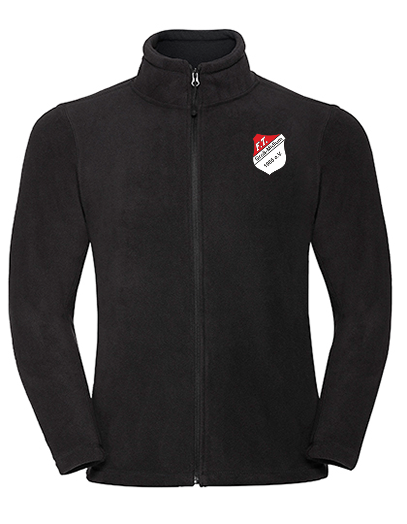 FT Groß-Midlum Fan - Fleecejacke Herren schwarz