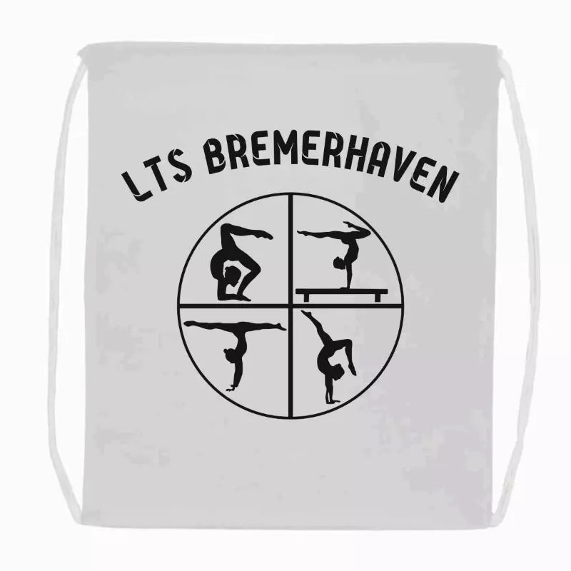 GT LTS Bremerhaven Fan Turnbeutel Weiß
