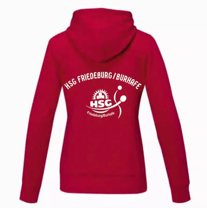 HSG Friedeburg/Burhafe Fan Hoodie Damen Rot