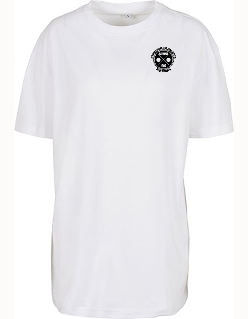 KBV Abbehausen Fan - T-Shirt oversize Damen weiß