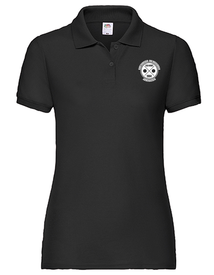 KBV Abbehausen Fan - Poloshirt Damen schwarz