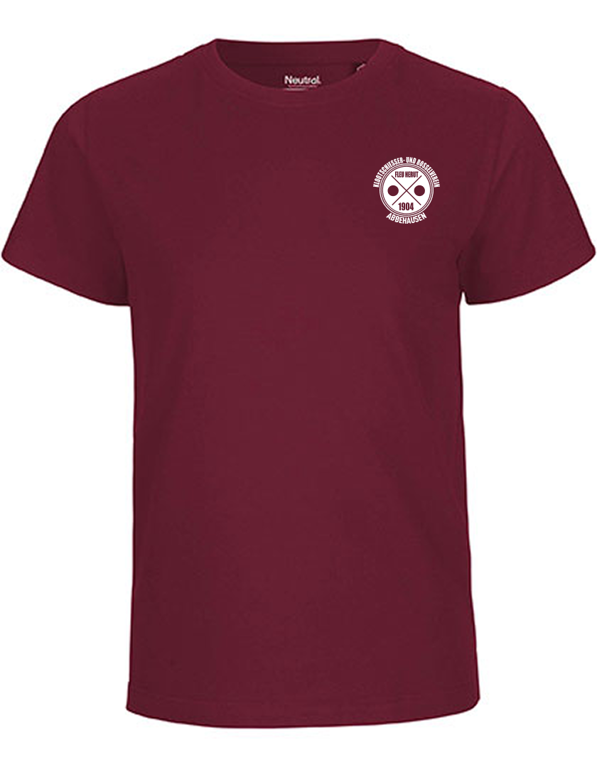 KBV Abbehausen Fan - T-Shirt Fairtrade Kinder bordeaux