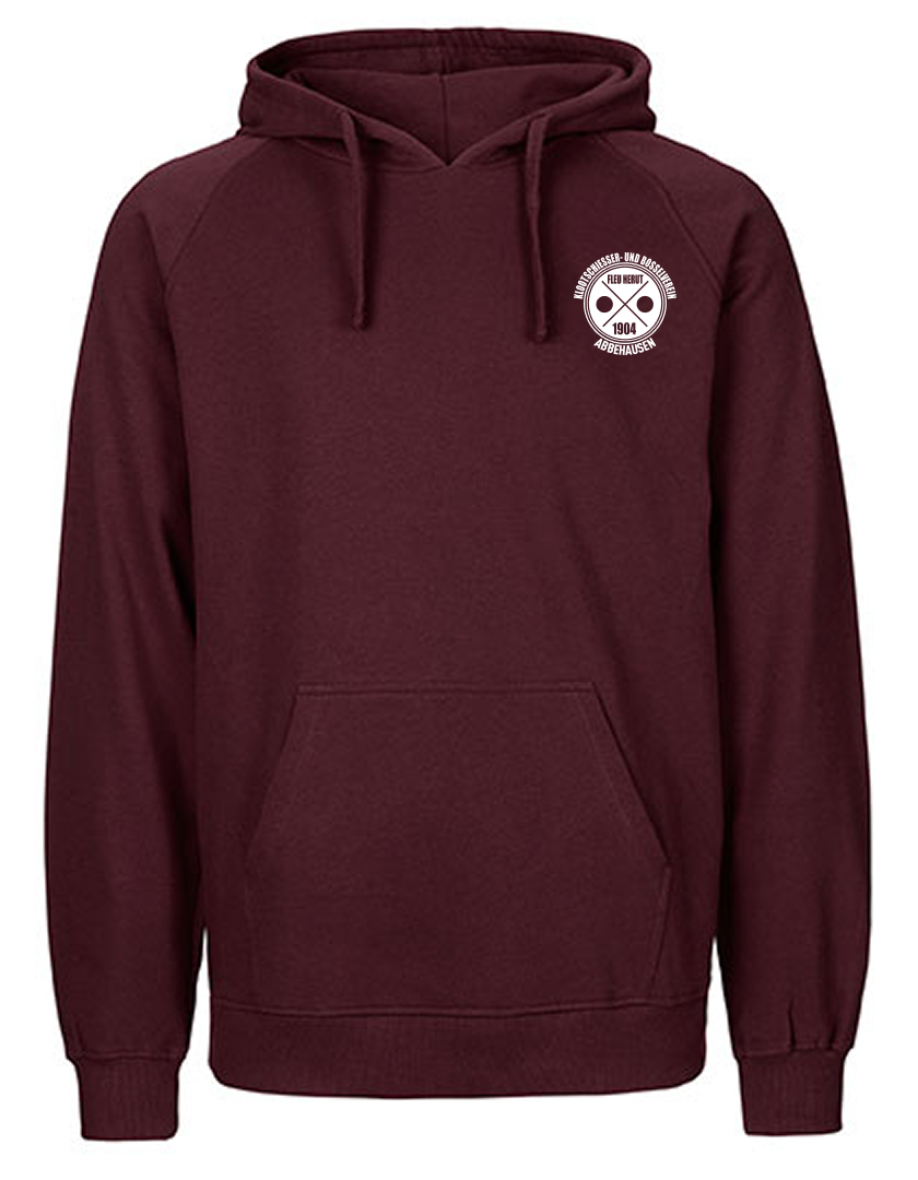 KBV Abbehausen Fan - Hoodie Fairtrade Herren bordeaux