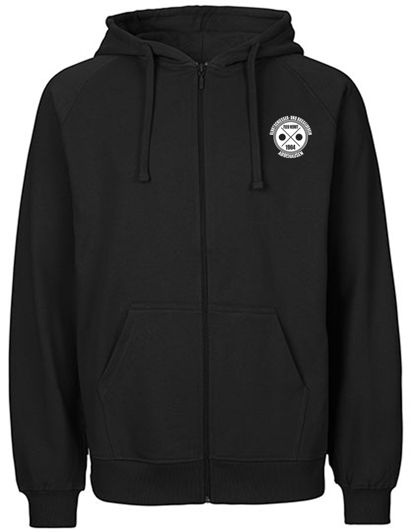 KBV Abbehausen Fan - Sweatjacke Fairtrade Herren schwarz