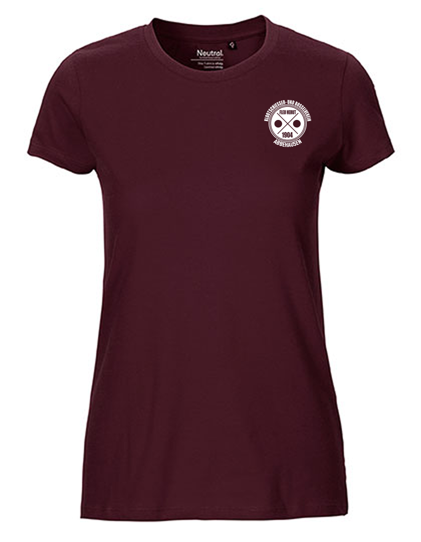 KBV Abbehausen Fan - T-Shirt Fairtrade Damen bordeaux