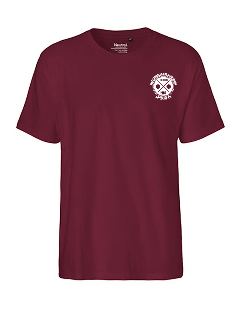 KBV Abbehausen Fan - Polyestershirt Fairtrade Herren bordeaux