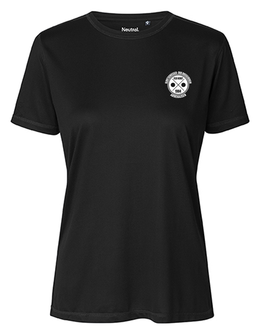 KBV Abbehausen Fan - Polyestershirt Fairtrade Damen schwarz