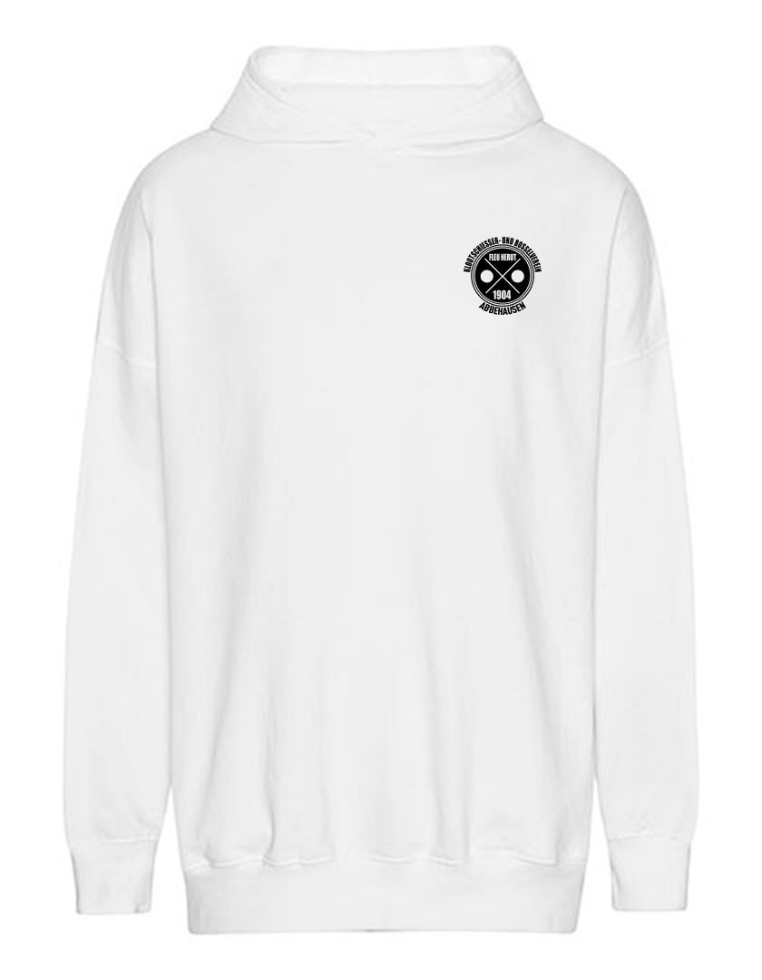 KBV Abbehausen Fan - Hoodie oversize Herren weiß
