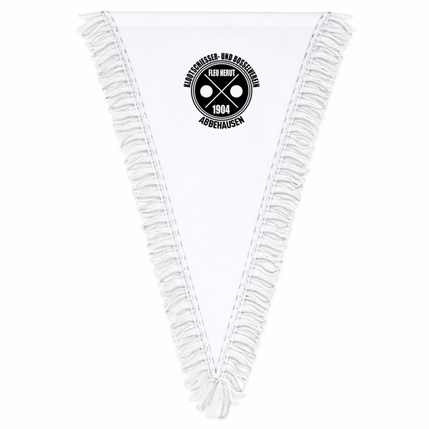 KBV Abbehausen Fan - Wimpel 23*29 weiß blau