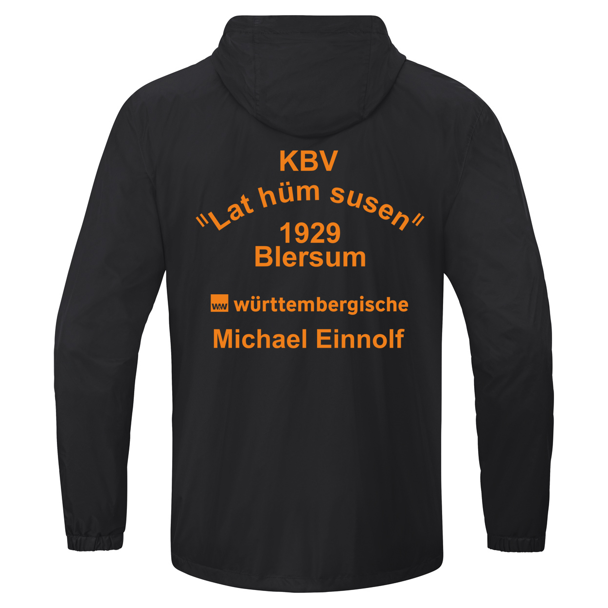KBV Blersum Allwetterjacke Kinder Schwarz