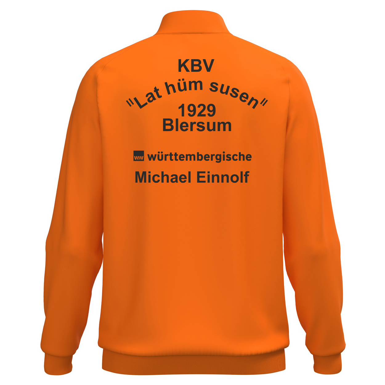 KBV Blersum Polyesterjacke Herren Orange