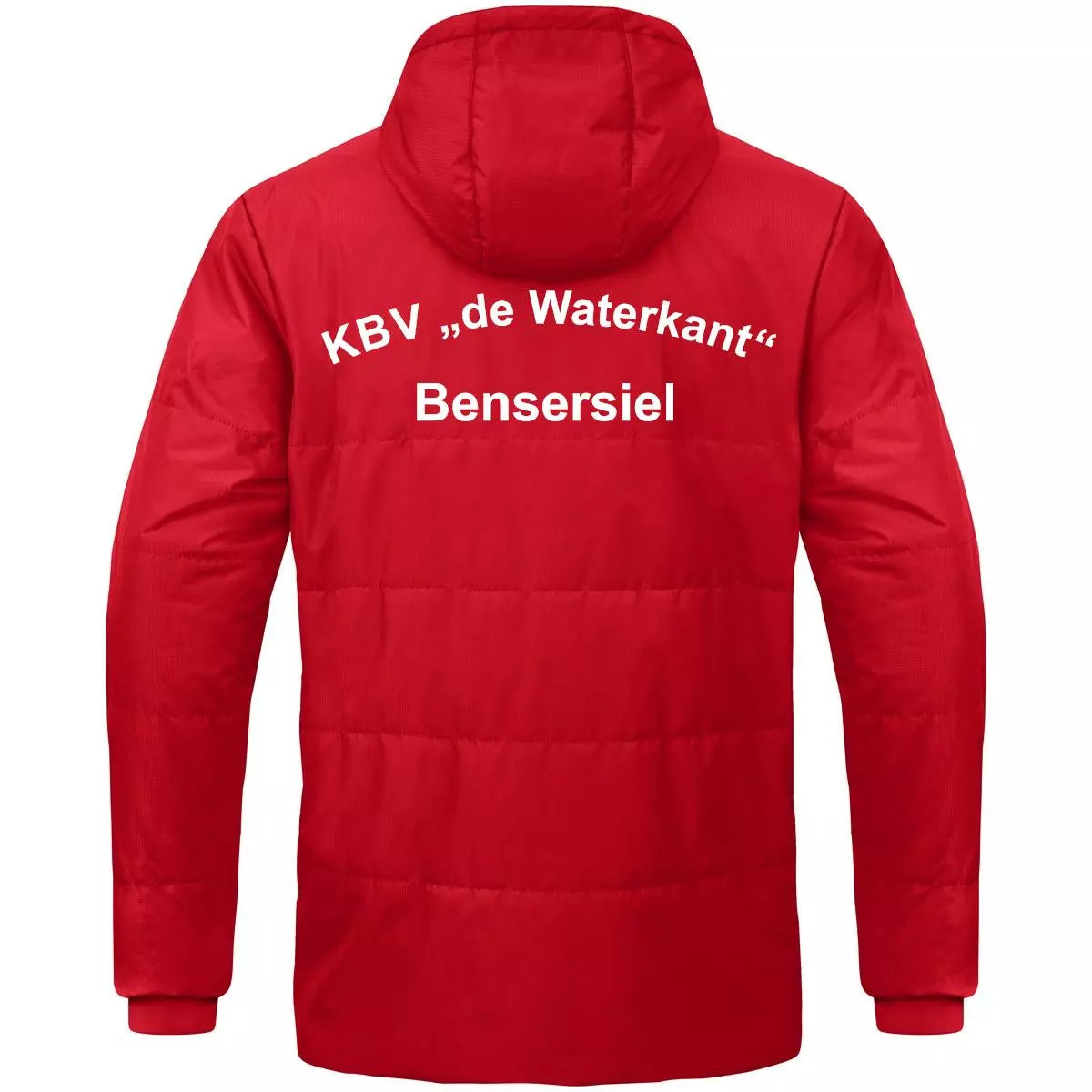 KBV Bensersiel Coachjacke mit Kapuze Kinder Rot