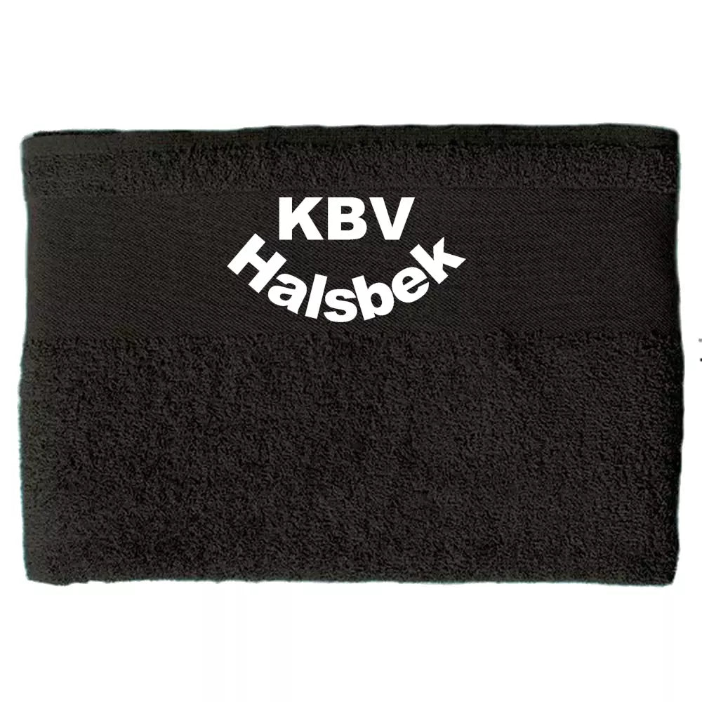 KBV Halsbek Fan Duschtuch Schwarz