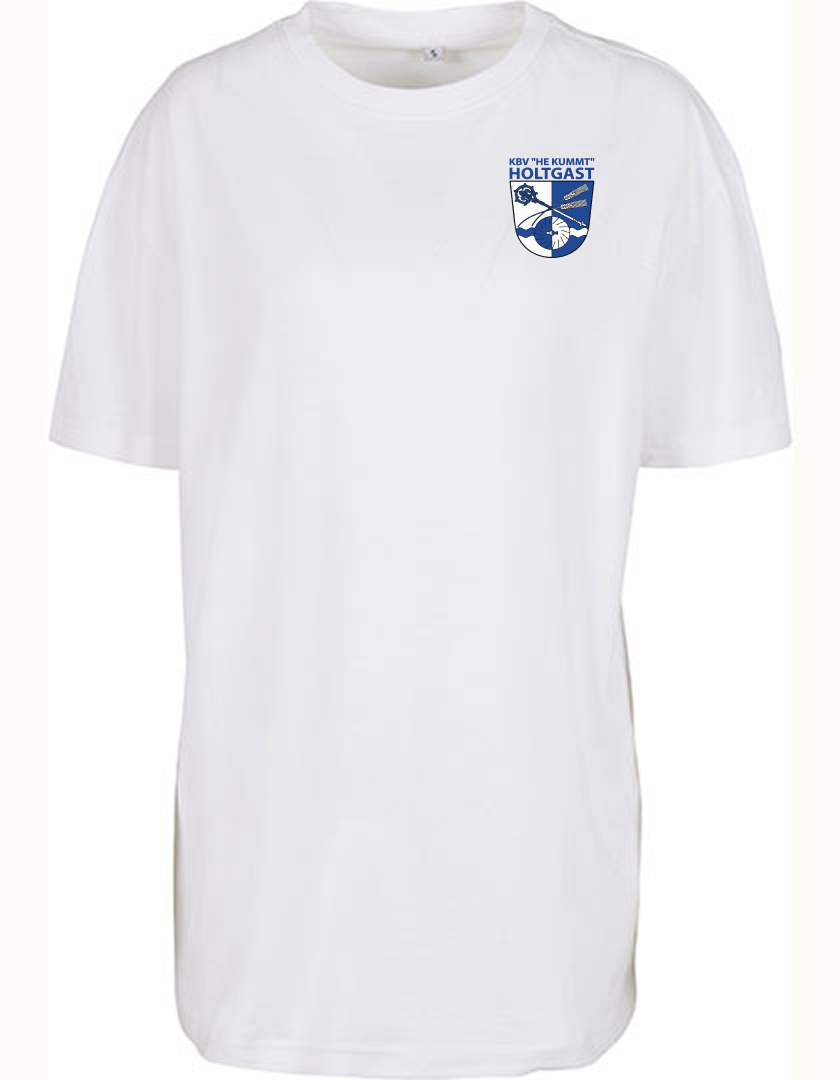 KBV Holtgast Fan - T-Shirt oversize Damen weiß