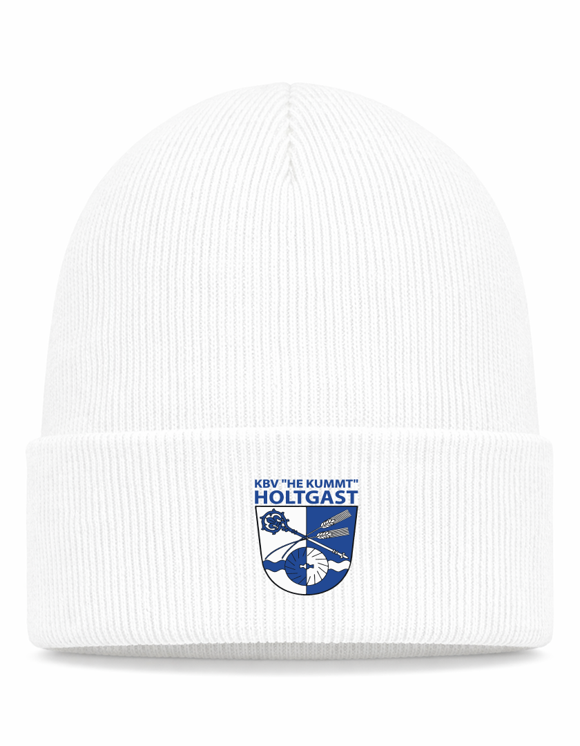 KBV Holtgast Fan - Beanie Strick weiß