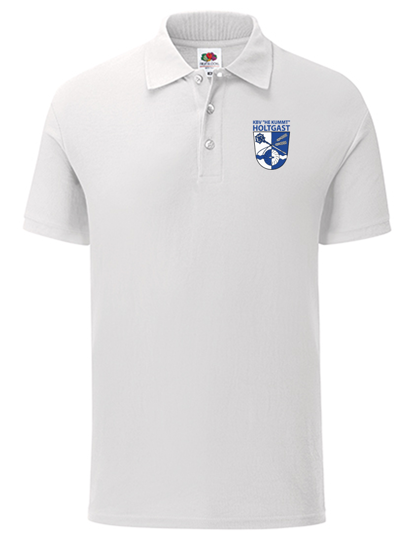 KBV Holtgast Fan - Poloshirt Herren weiß