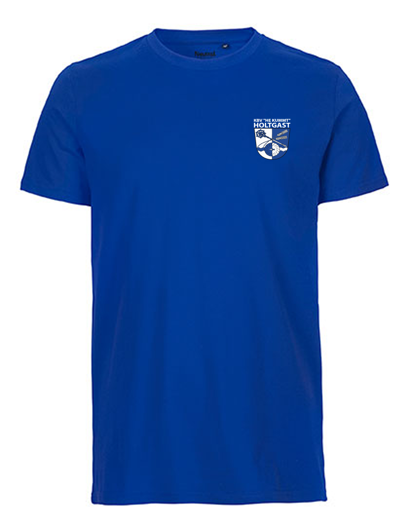 KBV Holtgast Fan - T-Shirt Fairtrade Herren blaumit logo