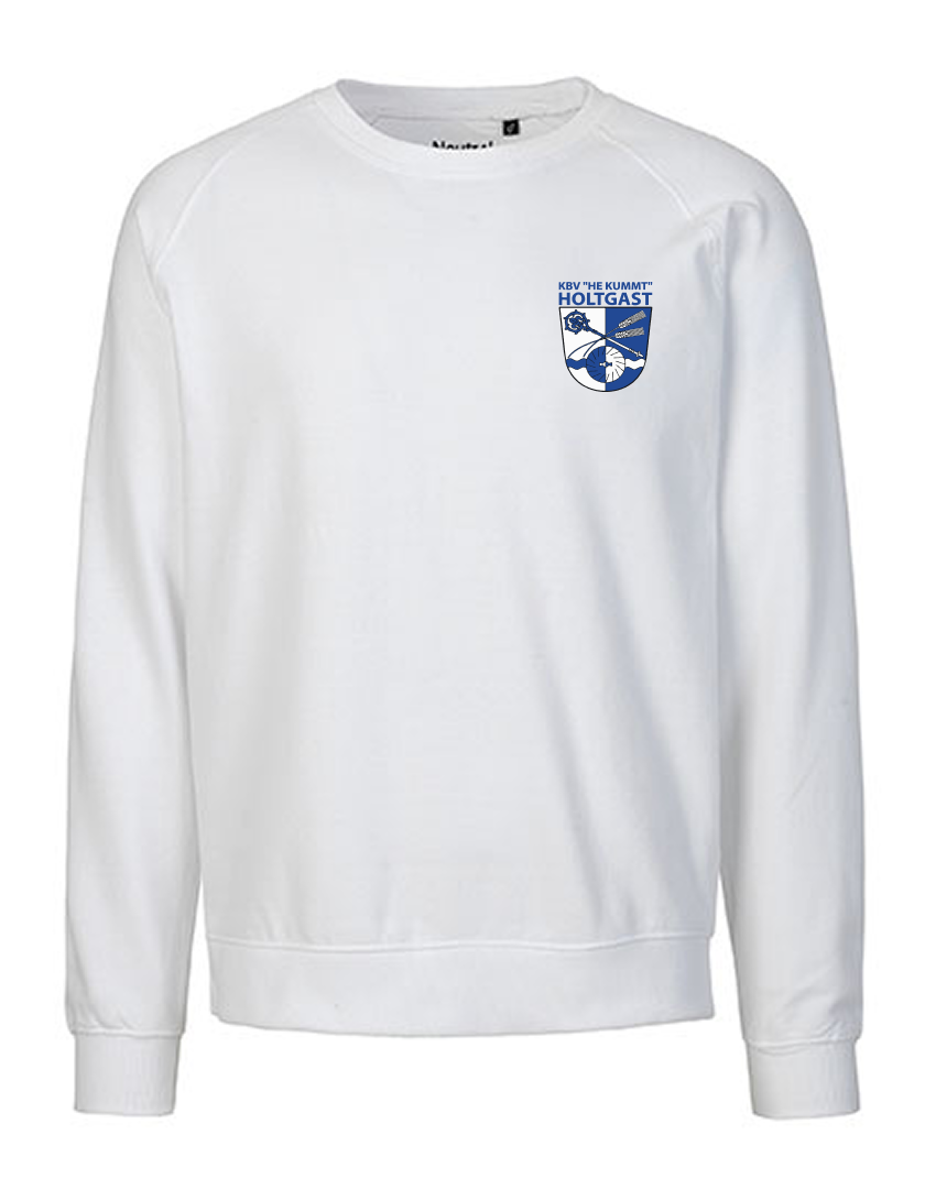 KBV Holtgast Fan - Sweatshirt Fairtrade Herren weiß