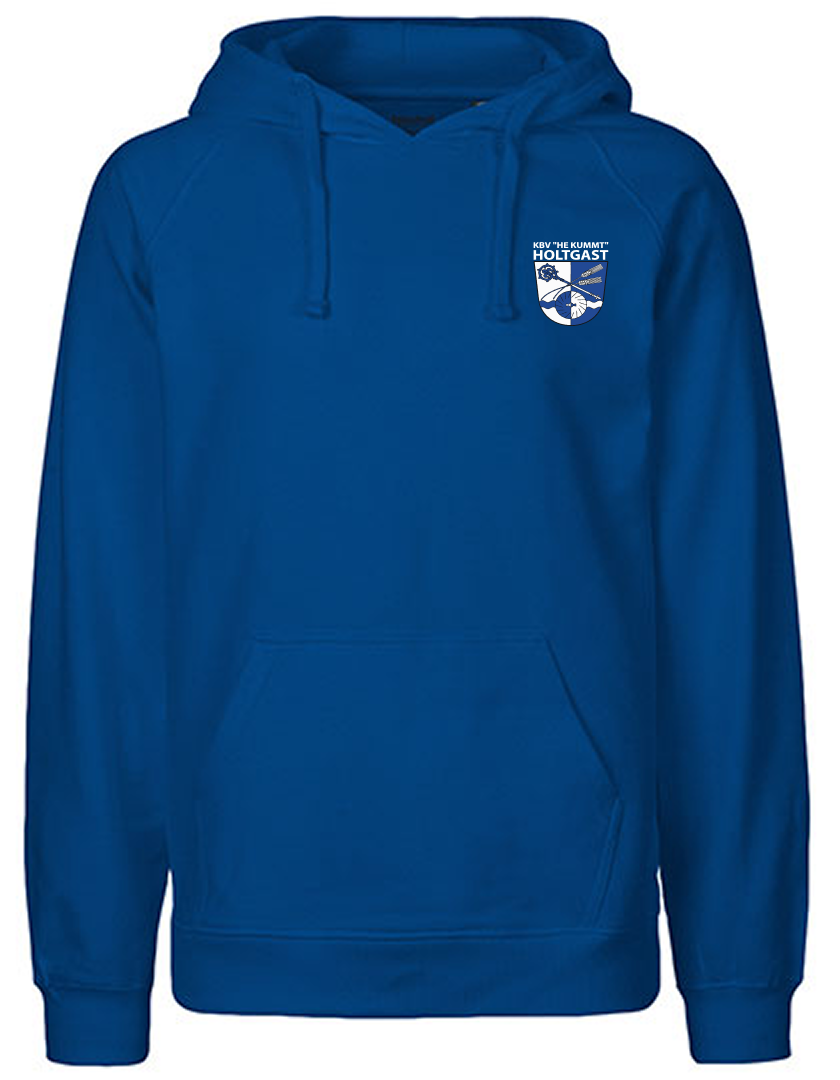 KBV Holtgast Fan - Hoodie Fairtrade Herren blaumit logo