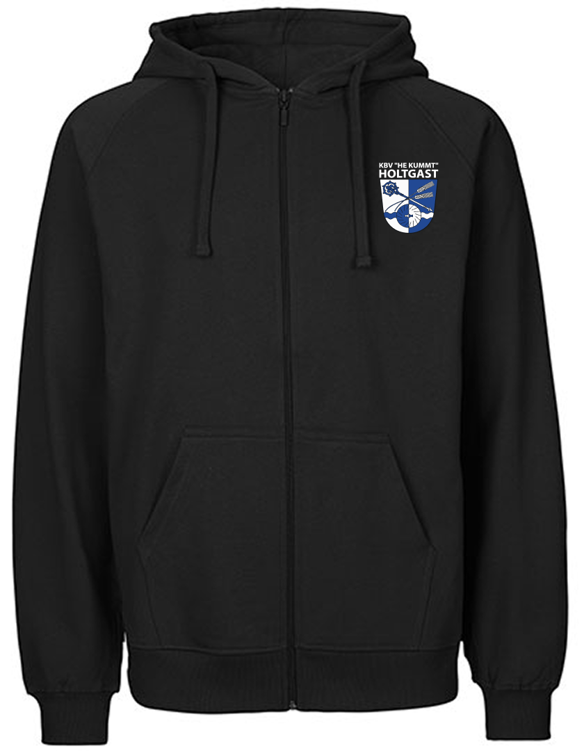 KBV Holtgast Fan - Sweatjacke Fairtrade Herren schwarz