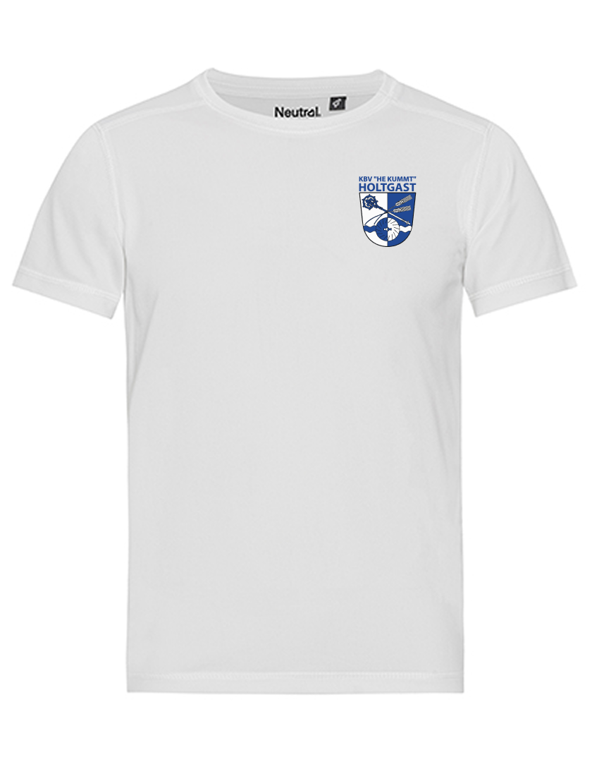 KBV Holtgast Fan - Polyestershirt Fairtrade Kinder weiß