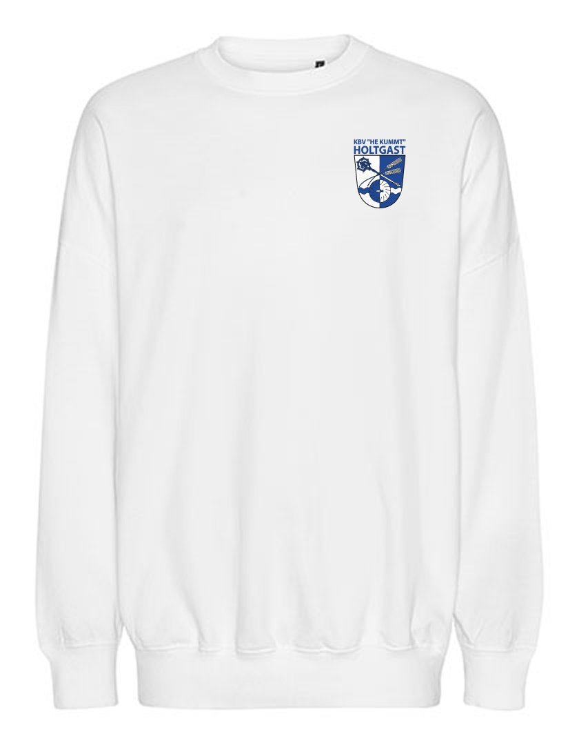 KBV Holtgast Fan - Sweatshirt oversize Herren weiß