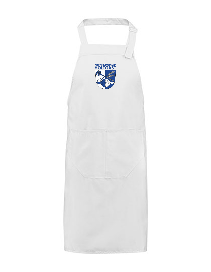 KBV Holtgast Fan - Grillschürze weiß