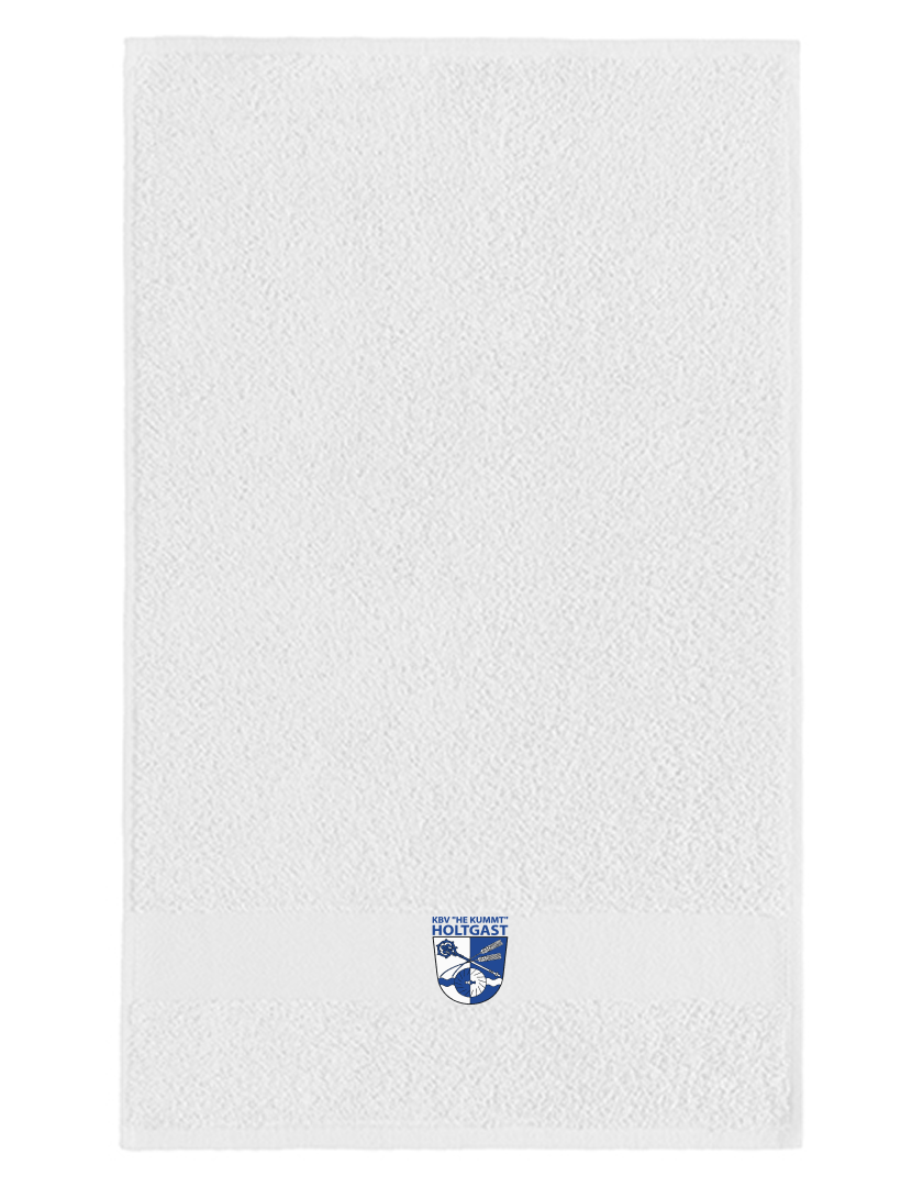 KBV Holtgast Fan - Gästehandtuch 50*30 weiß