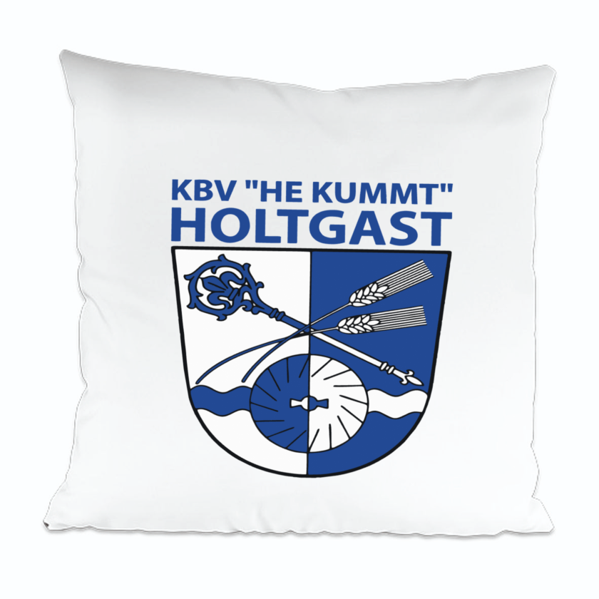 KBV Holtgast Fan - Kissenbezug weiß