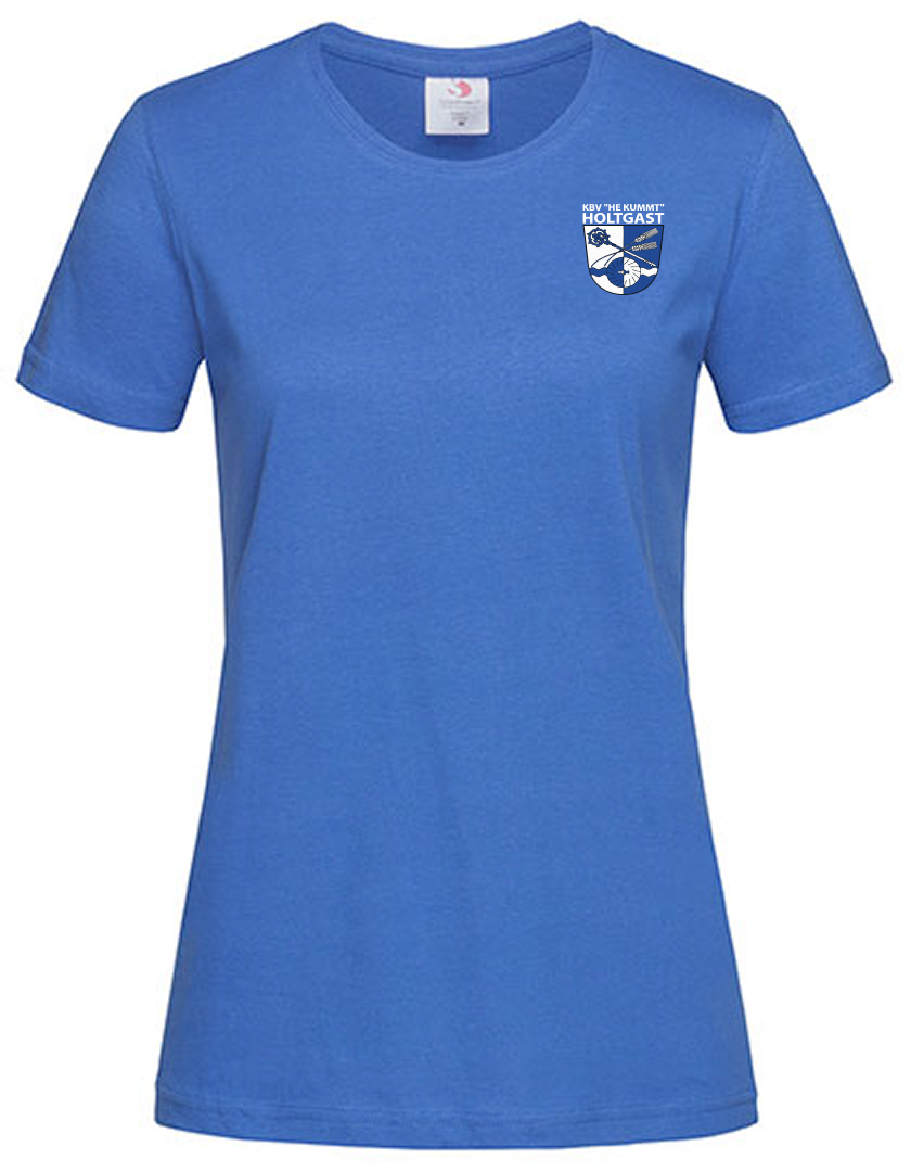 KBV Holtgast Fan - T-Shirt Damen blaumit logo