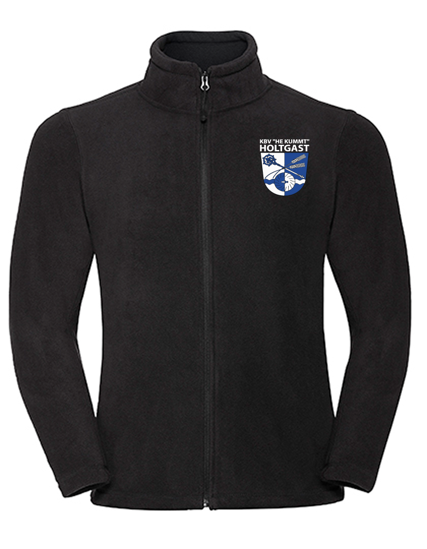 KBV Holtgast Fan - Fleecejacke Herren schwarz