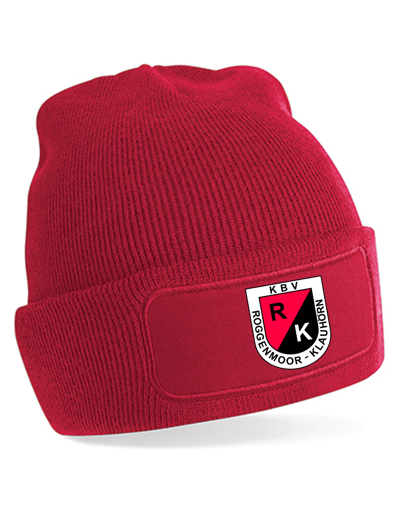 KBV Roggenmoor-Klauhörn Fan - Beanie Patch rot