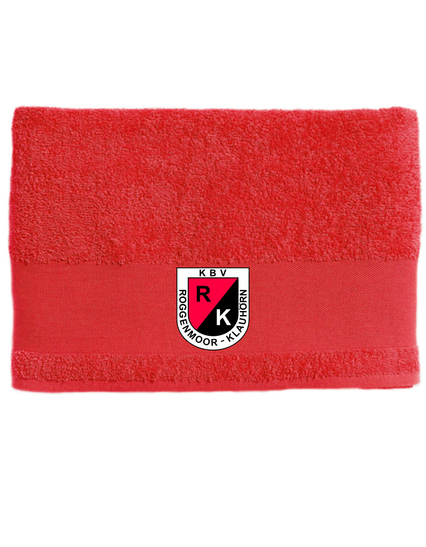 KBV Roggenmoor-Klauhörn Fan - Duschtuch 70*140 rot