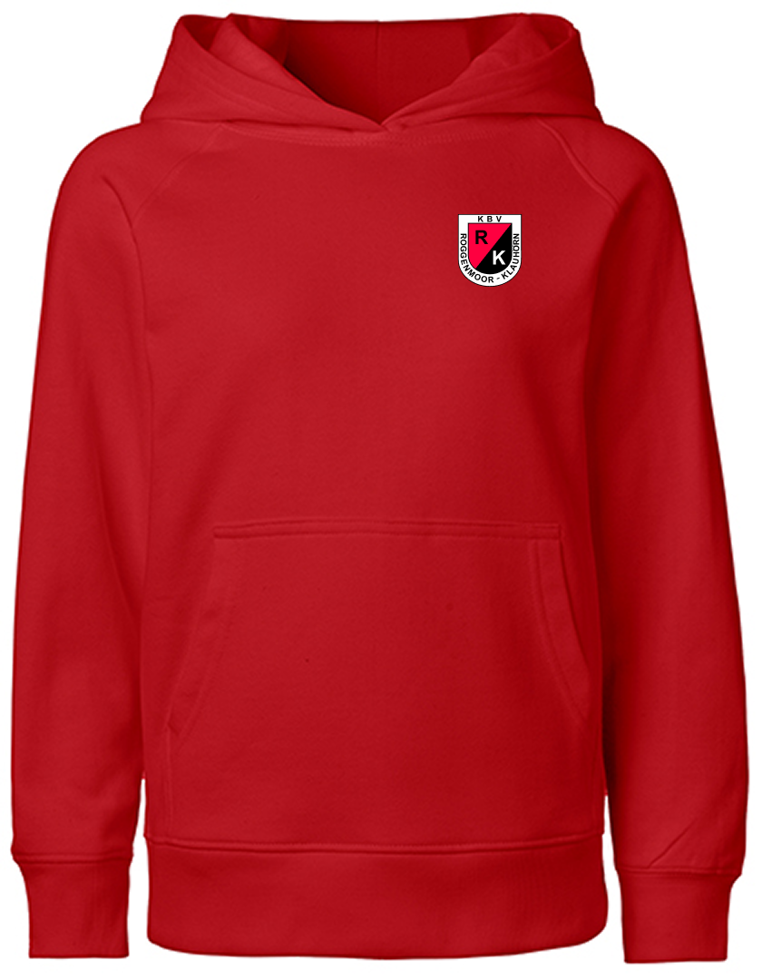 KBV Roggenmoor-Klauhörn Fan - Hoodie Fairtrade Kinder rot