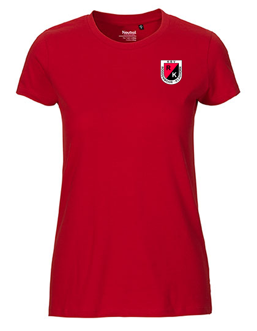 KBV Roggenmoor-Klauhörn Fan - T-Shirt Fairtrade Damen rot