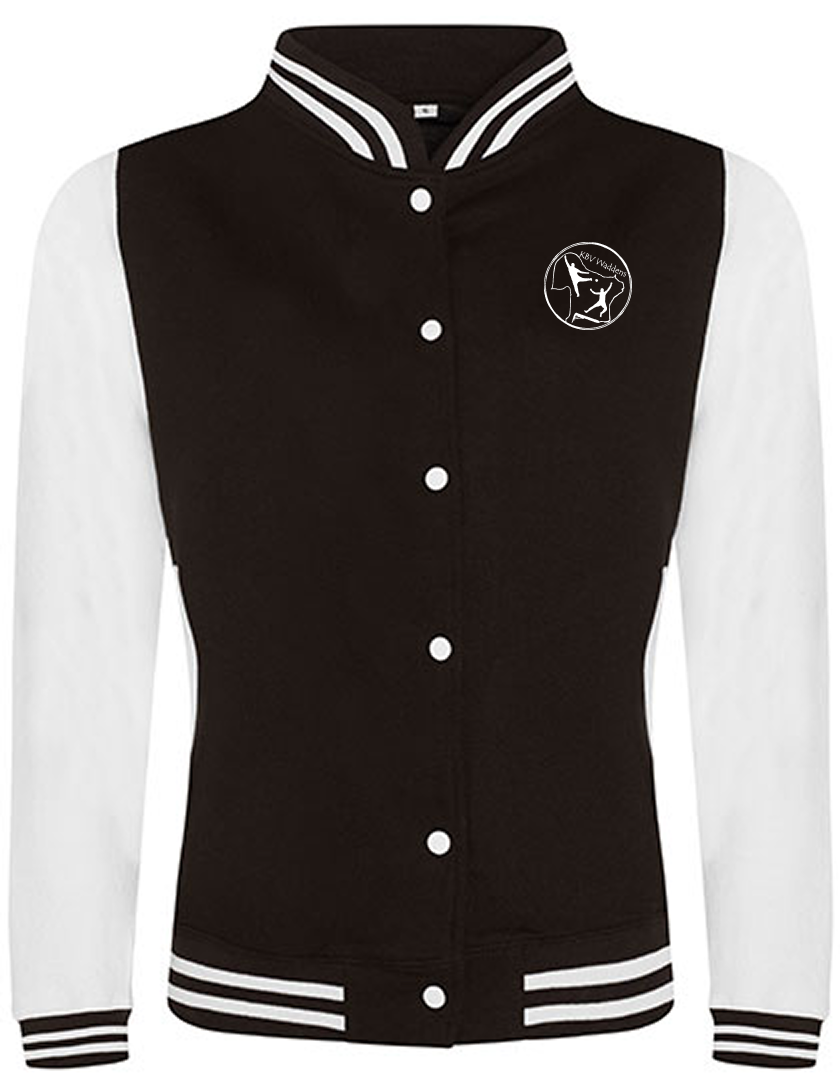 KBV Waddens Fan - Collegejacke Kinder schwarz