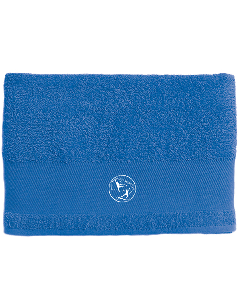 KBV Waddens Fan - Duschtuch 70*140 blaumit logo